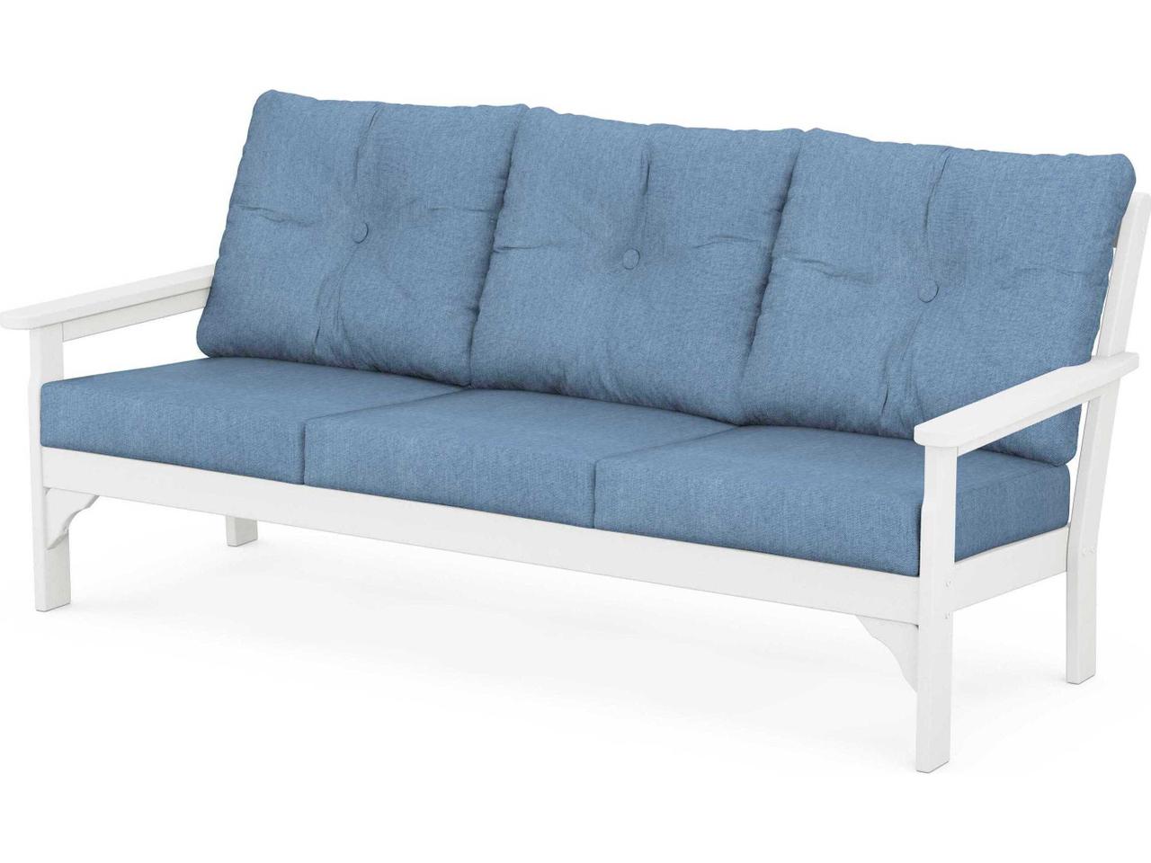 POLYWOOD® Vineyard Recycled Plastic Deep Seating Outdoor Sofa