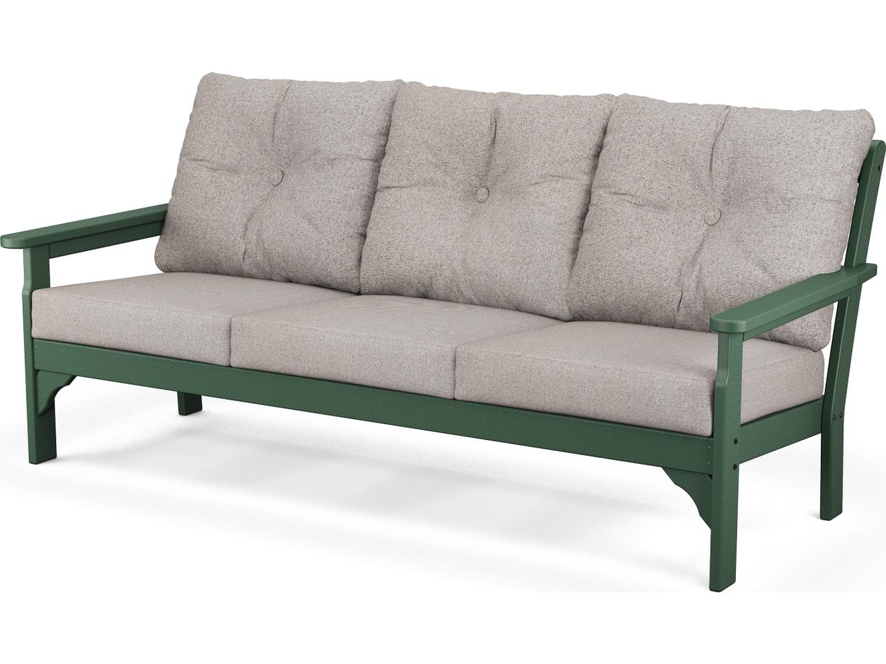 POLYWOOD® Vineyard Recycled Plastic Deep Seating Outdoor Sofa