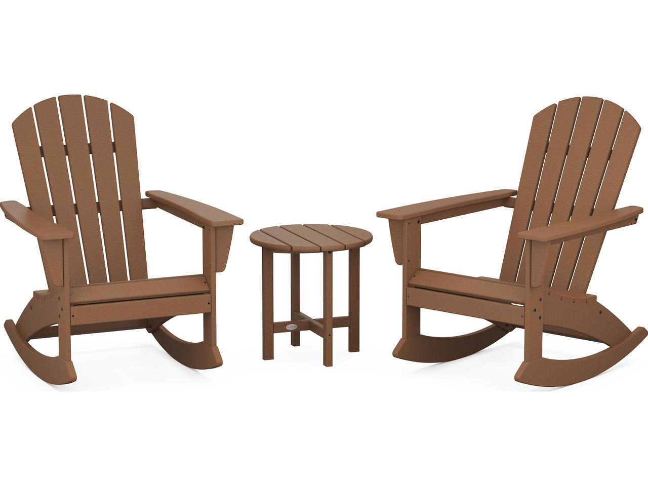 POLYWOOD® Nautical Recycled Plastic 3 Piece Lounge Set | PWS501-1 POLYWOOD® Nautical Recycled Plastic 3 Piece Lounge Set | PWS501-1