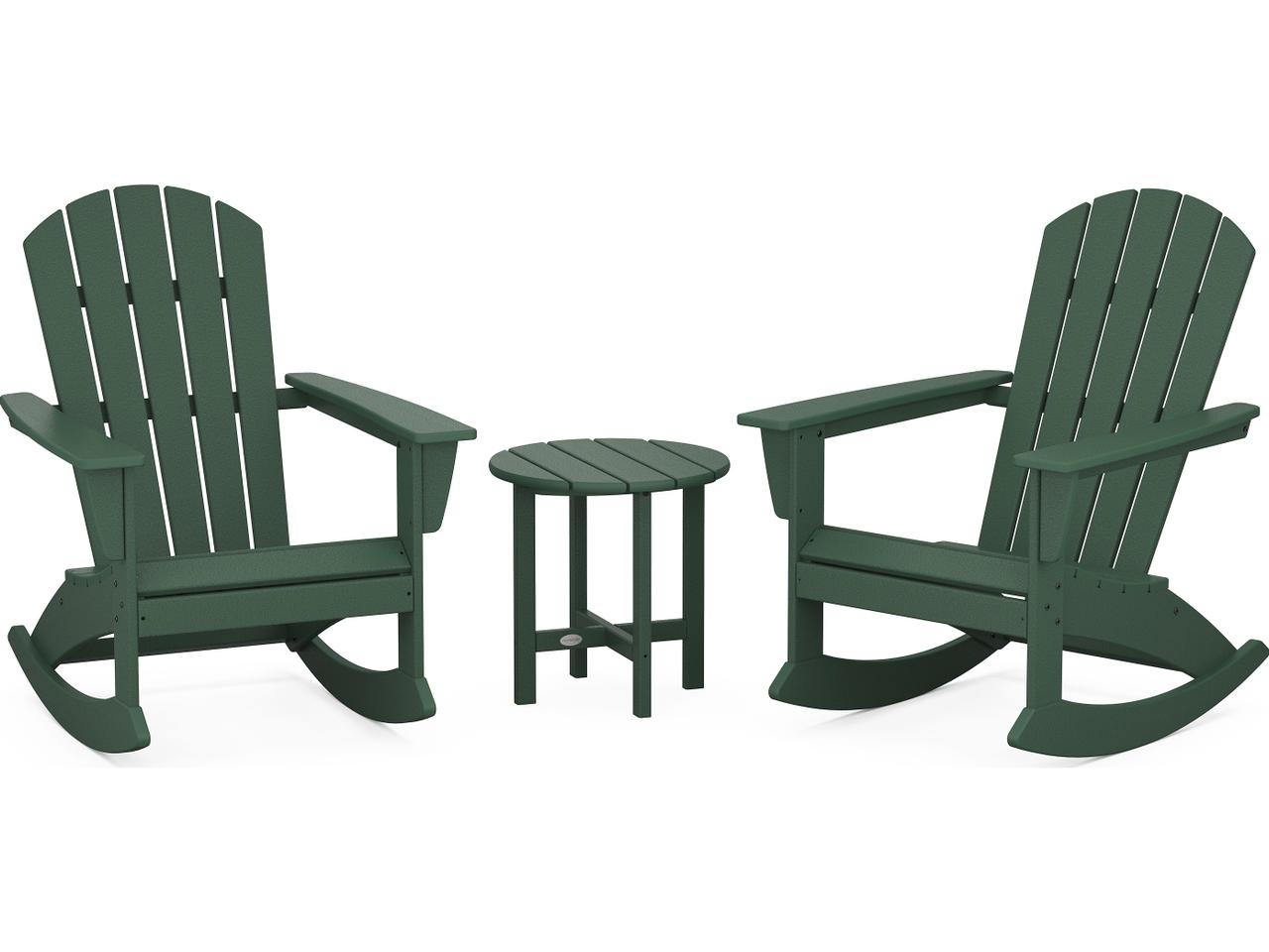 POLYWOOD® Nautical Recycled Plastic 3 Piece Lounge Set | PWS501-1 POLYWOOD® Nautical Recycled Plastic 3 Piece Lounge Set | PWS501-1