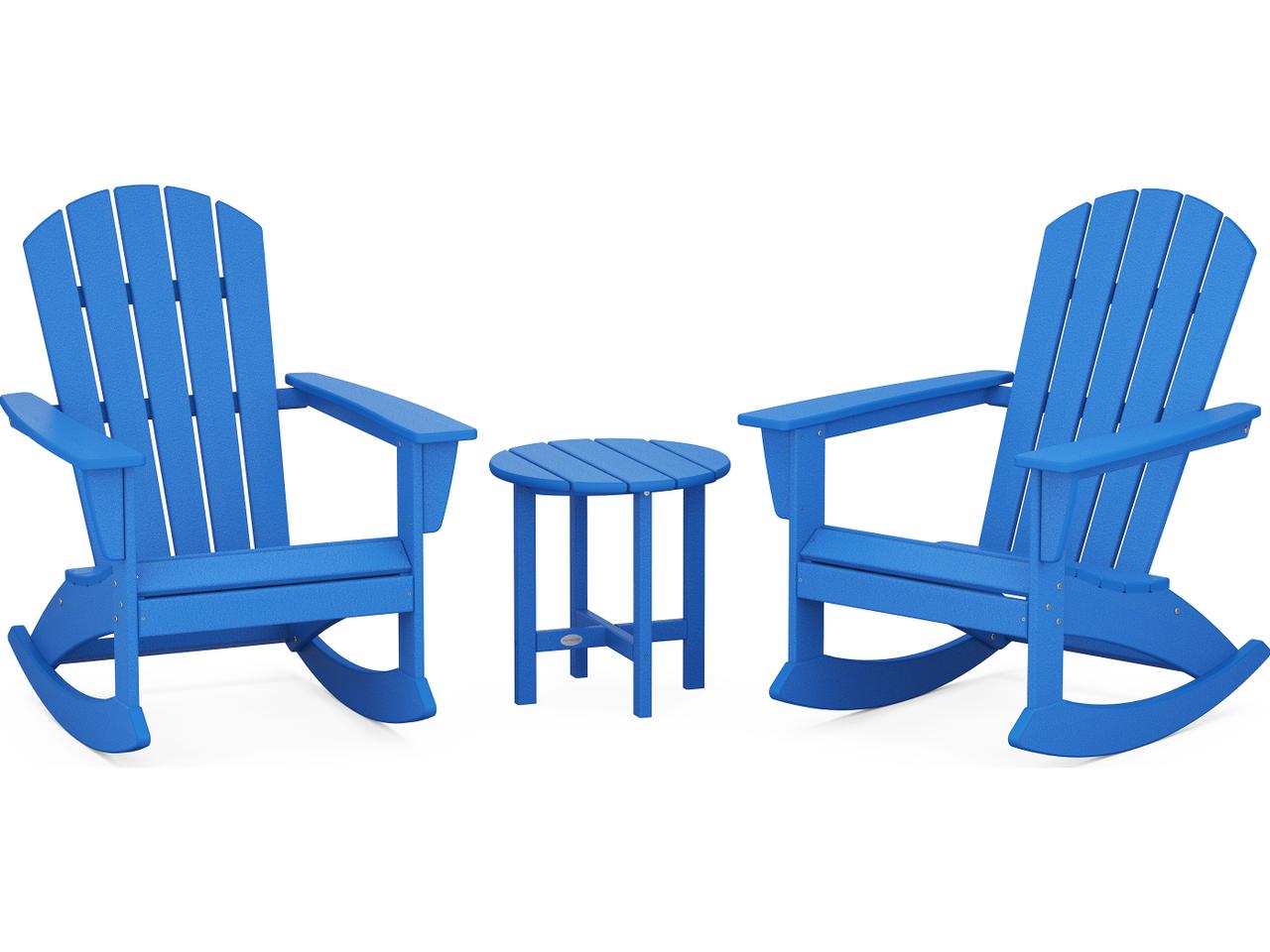 POLYWOOD® Nautical Recycled Plastic 3 Piece Lounge Set | PWS501-1