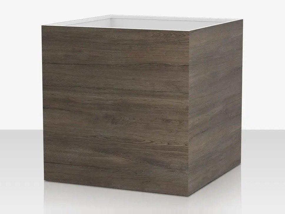 Decoscape Porcelain Planter 48 x 48 x 48 in Jungla Teca | SF-6003-786 ...