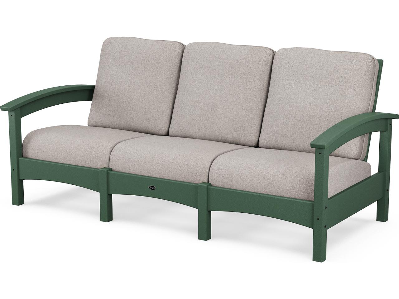 アウトドア寝具 rook Trex Rockport Deep Seating Recycled Plastic Sofa | PatioLiving