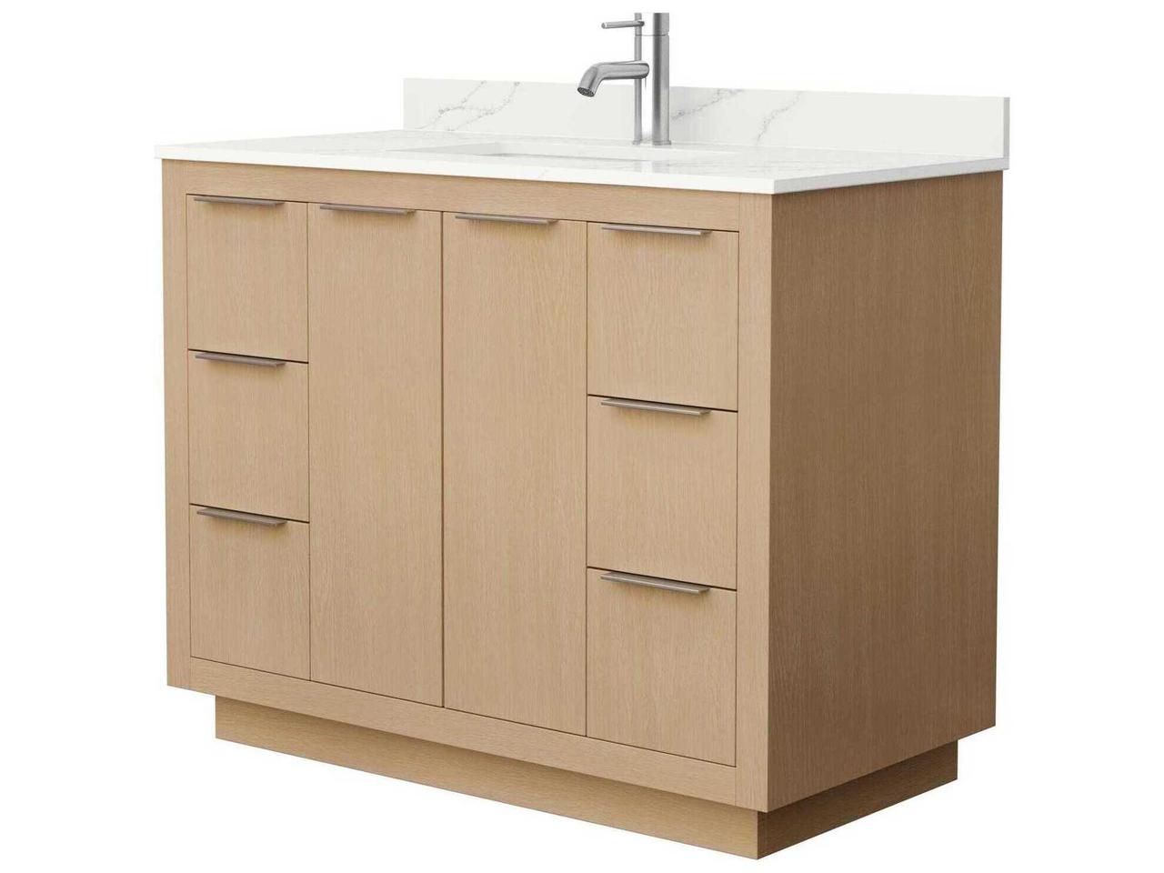 Wyndham Collection Maroni 42-Inch Freestanding Single Bathroom Vanity ...