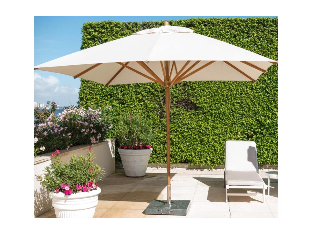 grand patio deluxe 10 foot curved aluminium offset umbrella 10x13 ft Patio with Base, Acrylic Outdoor Cantilever Aluminum Umbrella, 5-Year-Non-Fading Rectangular Umbrella with Cover the reinforced pole is made from powder coated aluminium.The outer umbrella has wheels for easy movement and the base needs to be filled with 265 lbs of sand and water to secure the umbrella Grand patio 11 FT Cantilever