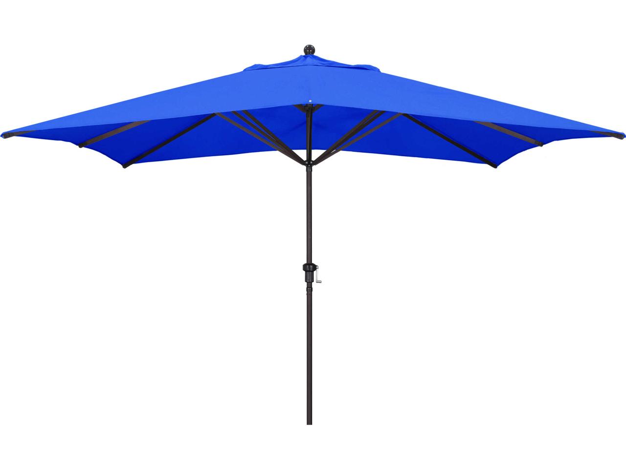 kitadin patio umbrella PatioKingdom Rectangular Umbrella, Outdoor for Pool & Garden 6.5*10FT / Red Color:Lauren's Navy Stripe Category_Default Category/Outdoor/Collections/Van Buren quality polyester fabric blocks AECOJOY 15 ft. Outdoor