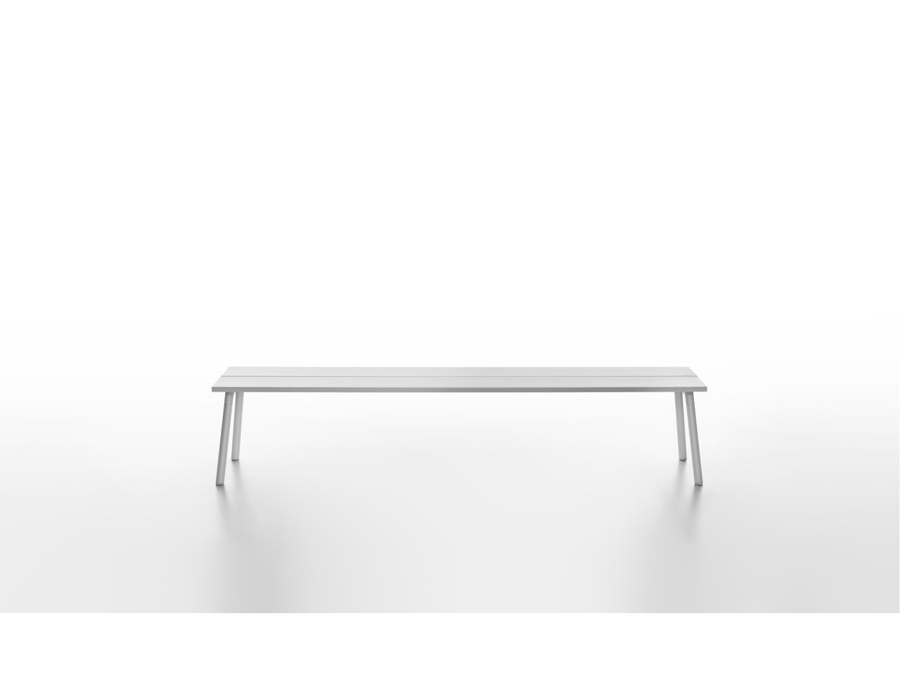 Emeco Run By Sam Hecht And Kim Colin 4-Seat Aluminum Bench — Clear ...