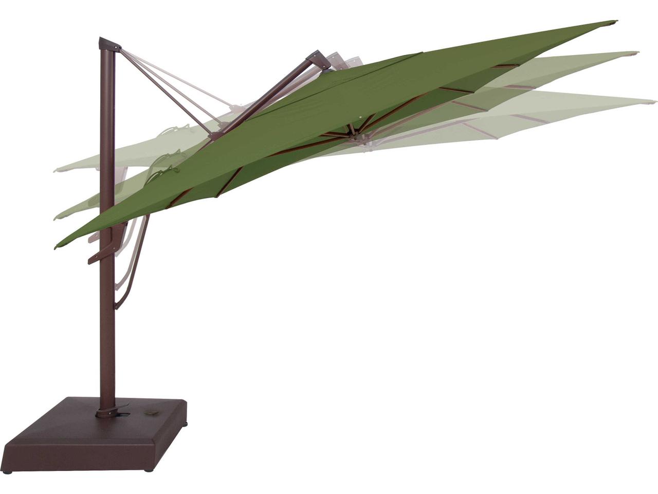 Treasure Garden AKZ Plus 10 x 13 Foot Rectangular Cantilever