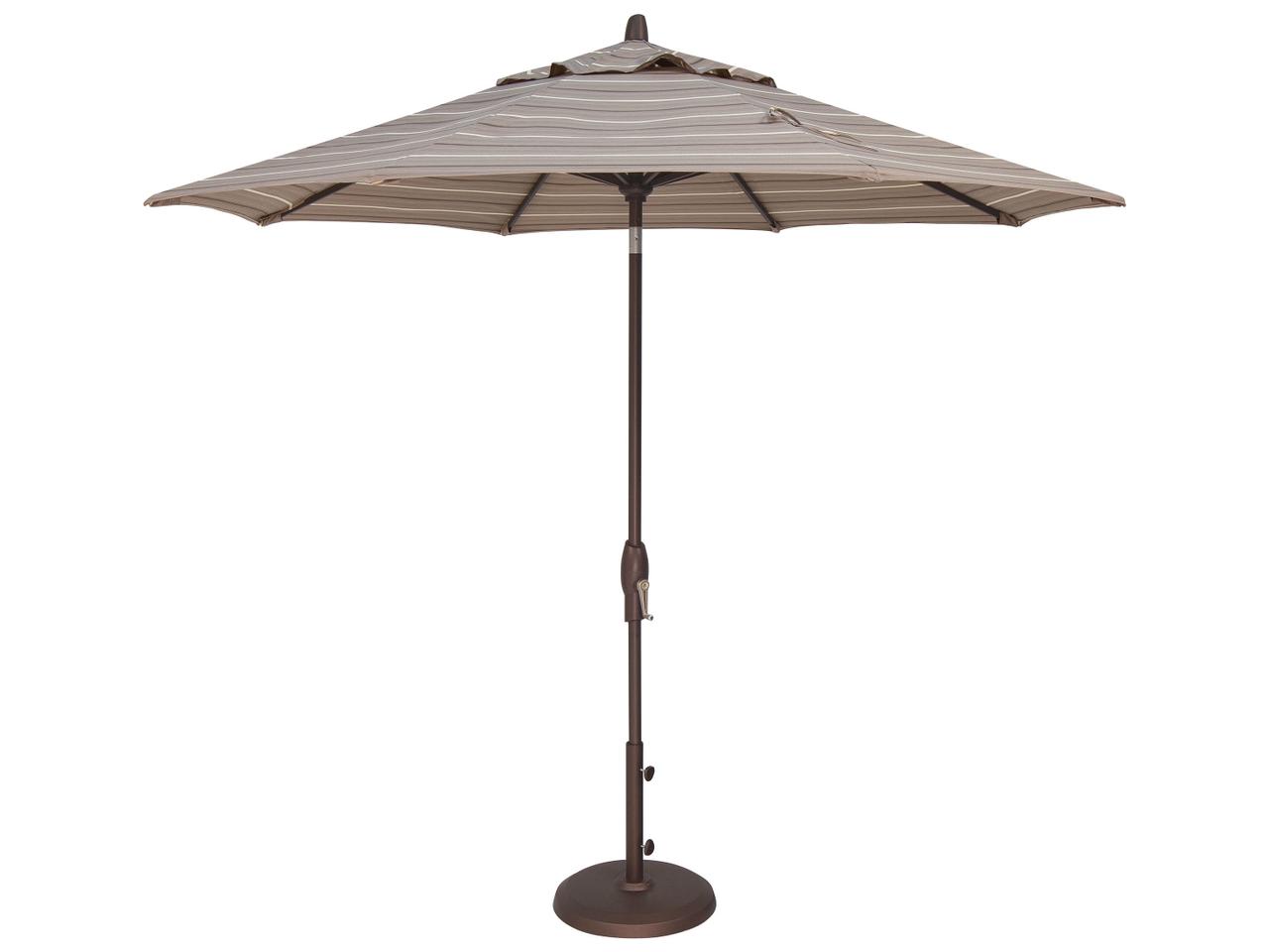 Treasure Garden UM810 9 Foot Octagon Auto Tilt Crank Lift Umbrella