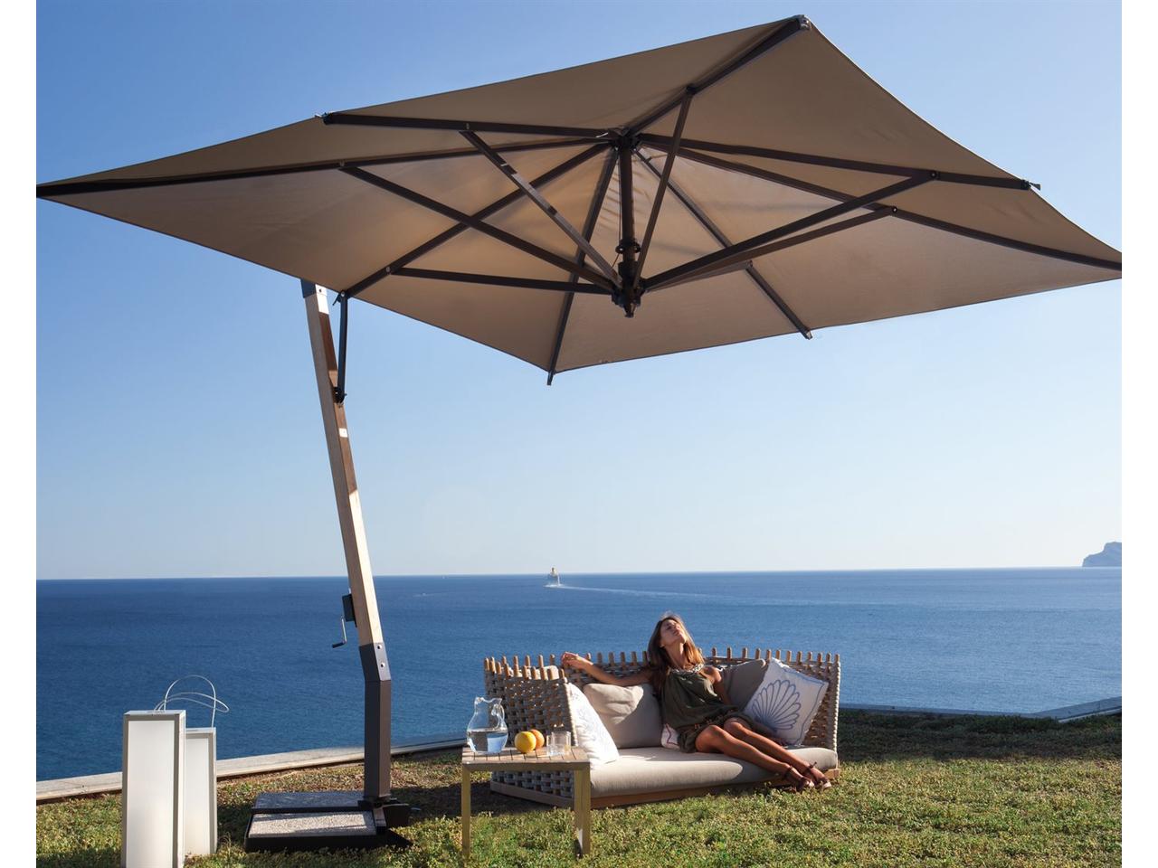 commercial grade offset patio umbrellas PURPLE LEAF 10ft Durable Outdoor Umbrella, UV Umbrella, Grey, Garden Sun Umbrella The Classic Round Affordable Patio Umbrella is a top seller and sells a lot every year Shop Large Outdoor Umbrellas -