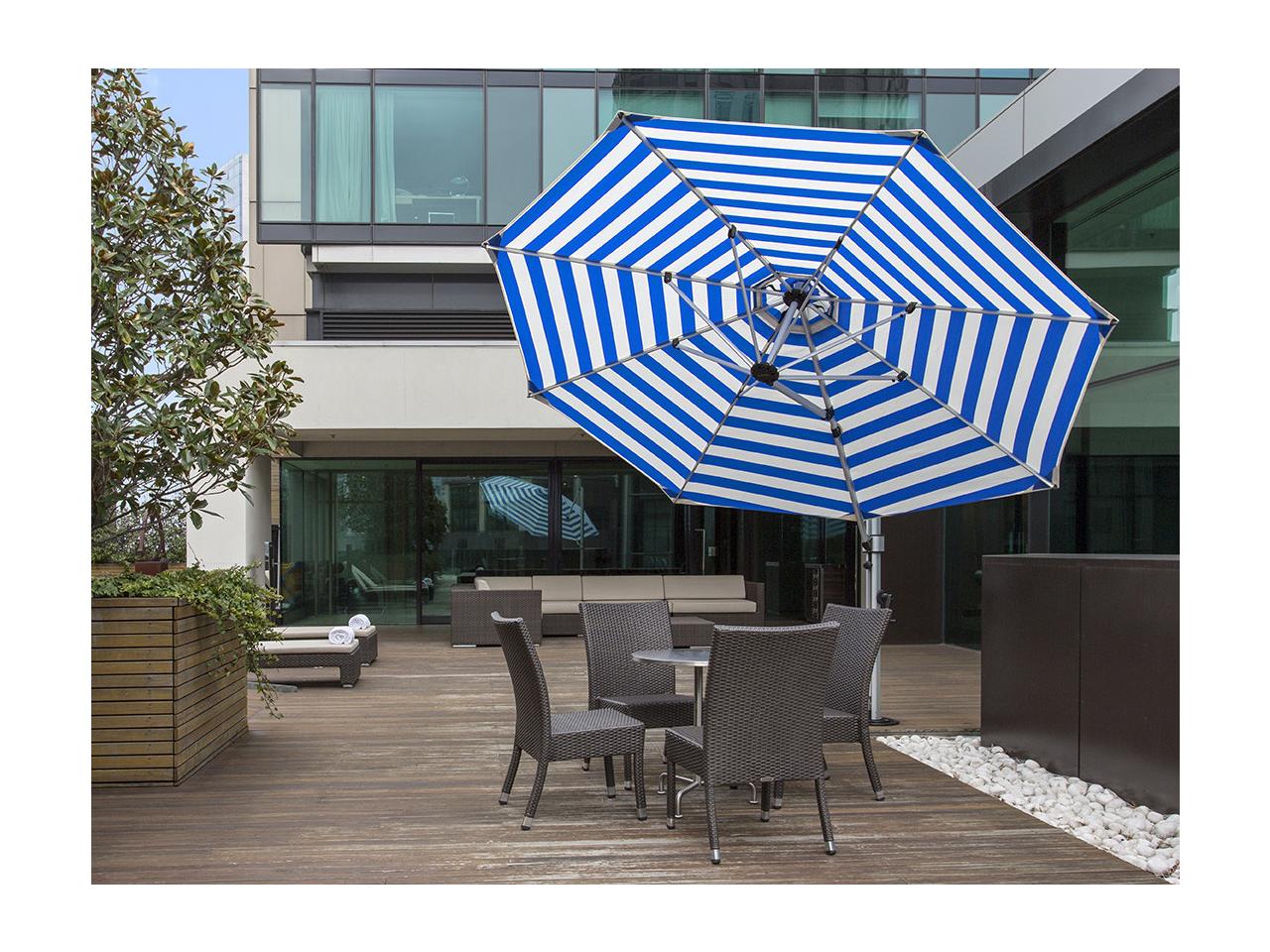 allen roth market 9 auto tilt round patio umbrellas 9' Umbrella with Push-Button and Hand Crank Lift System, Umbrella in Taupe for Patio, Deck, and Yard by Sun-Ray : Patio, Lawn & Garden This product is easy Outdoor 9-Ft Metal Patio Mexican Color:Midnight Field