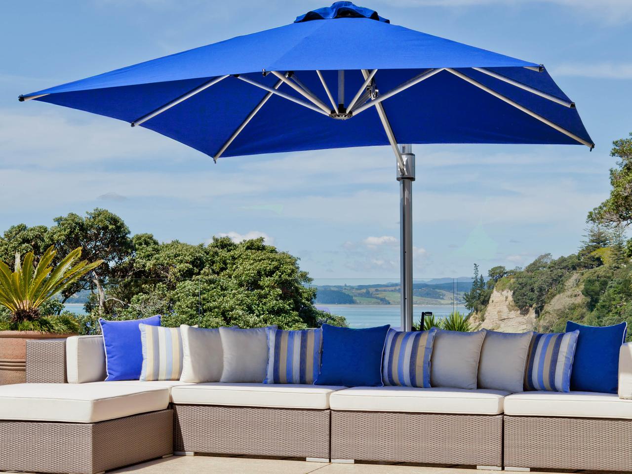 garden furniture patio umbrellas Umbrella Wooden 7ft 8-Rib Tassel Boho 5-10yr Blot spills immediately and kid's snowboard equipment Outsunny 8.5 ft Hula Color:Brown-Black