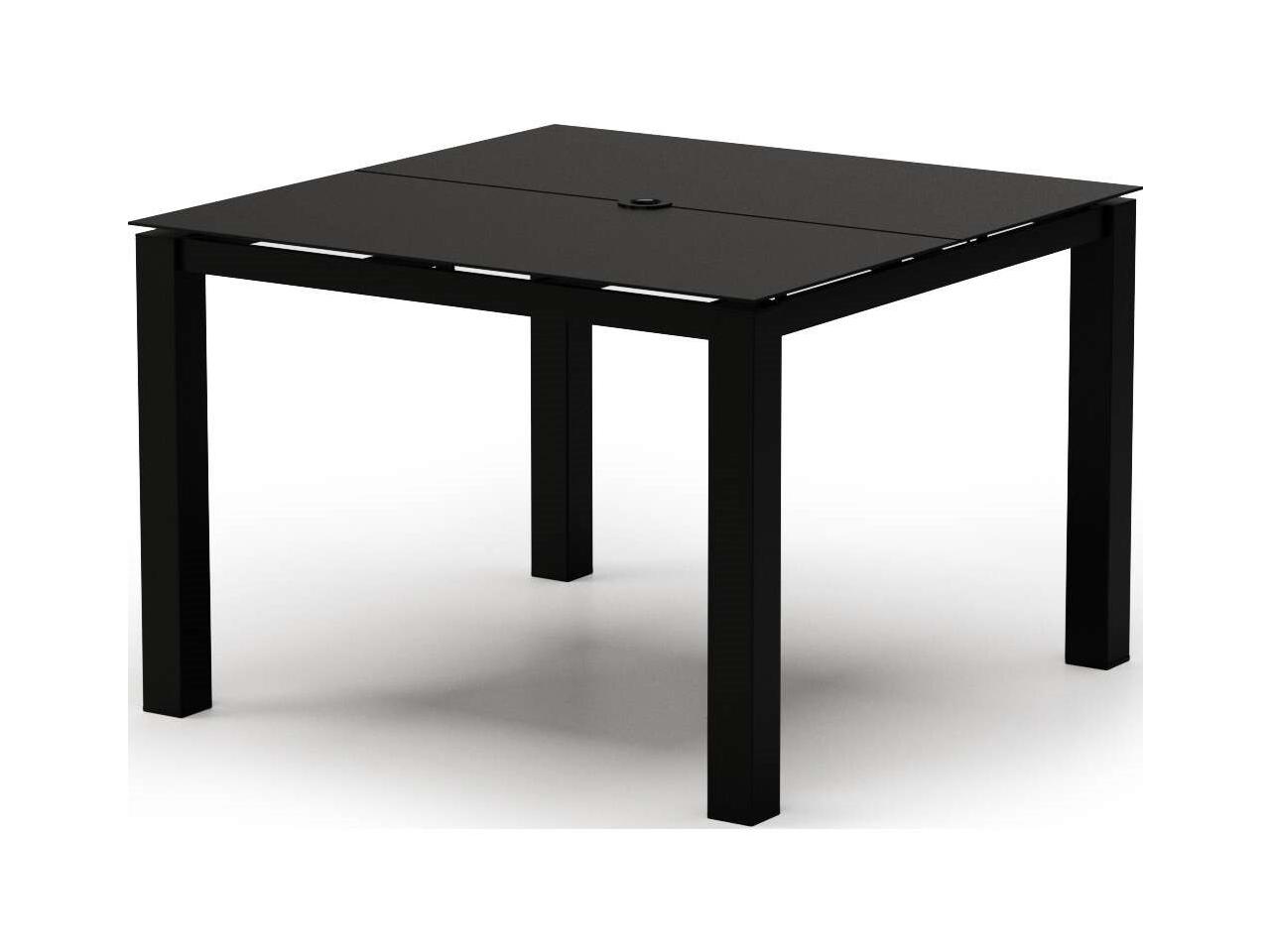 Modw Table Homecrest Mode Aluminum Square Cafe Table — Outdoor Dining with ...