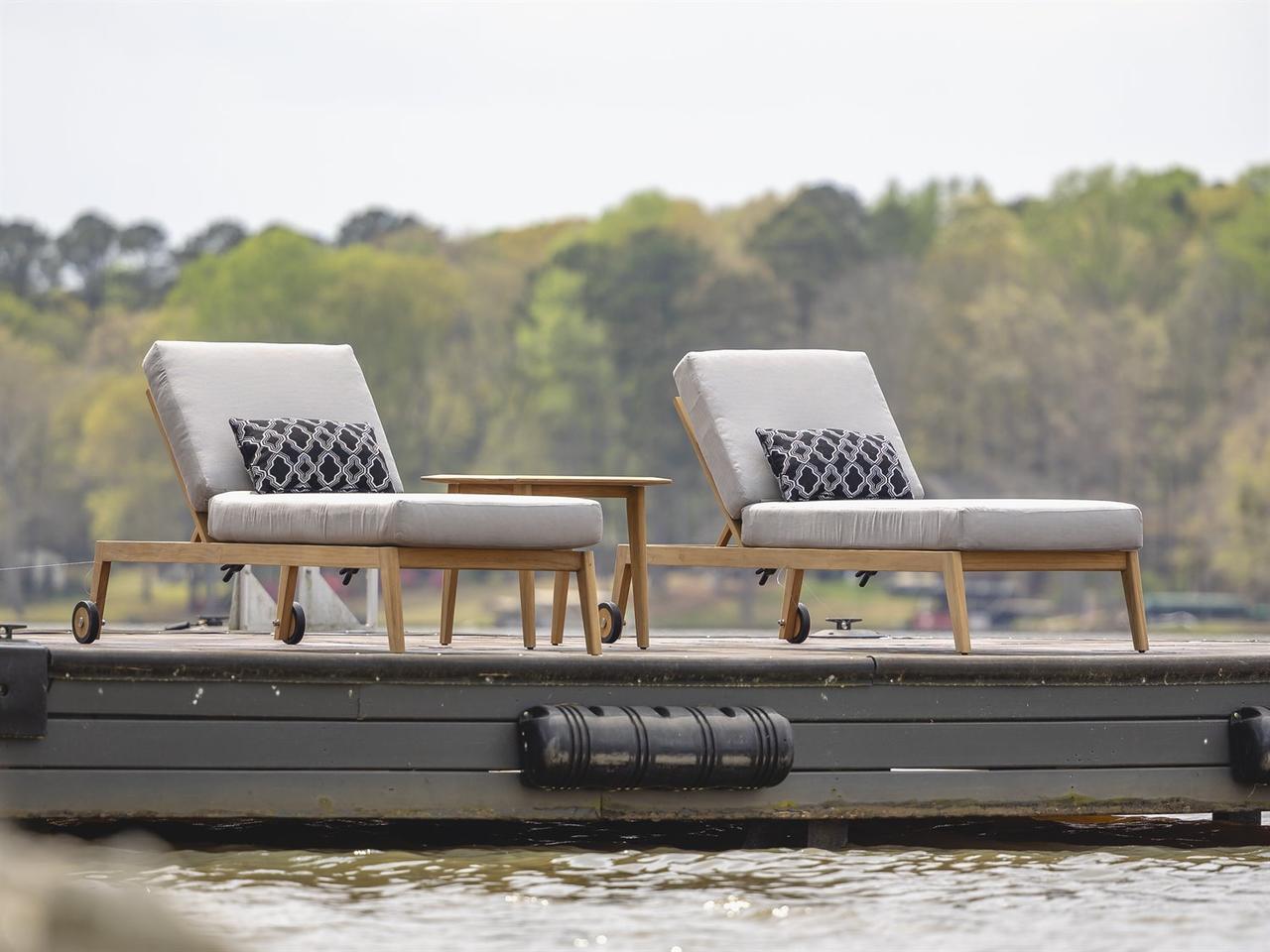 Lloyd Flanders Alpine Teak Lounge Set | ALPINELNGSET | LuxeDecor