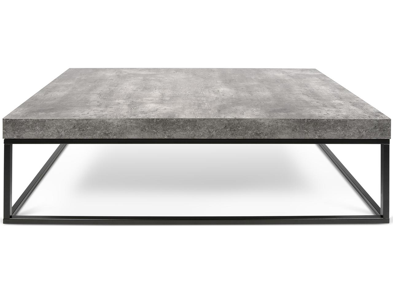 TEMA Petra コンクリート調 センターテーブル ペトラ TemaHome Petra Rectangular Coffee Table — Faux Concrete Look Top