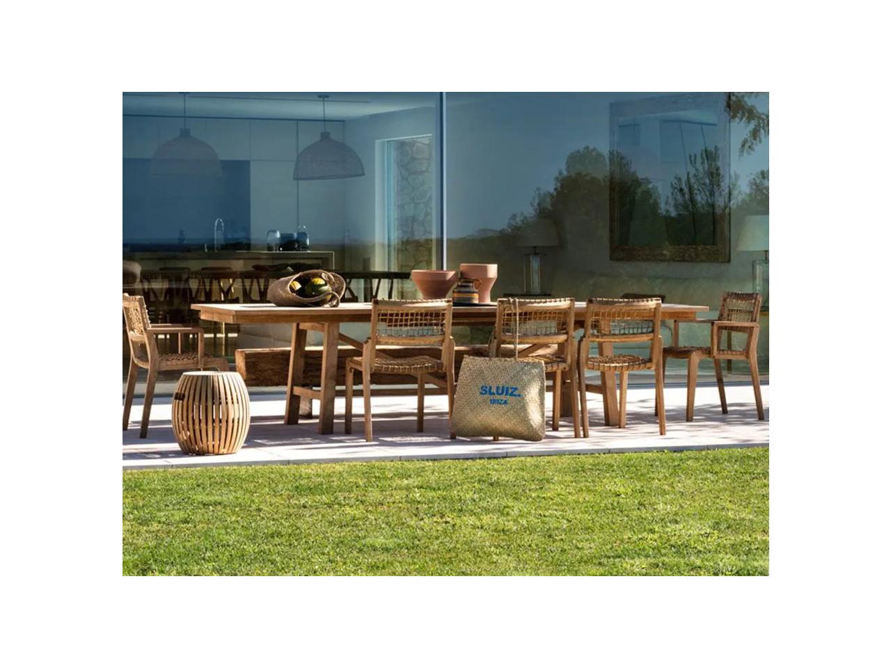 UnoPiu Synthesis Extendable Rectangular Teak Dining Table — Outdoor ...