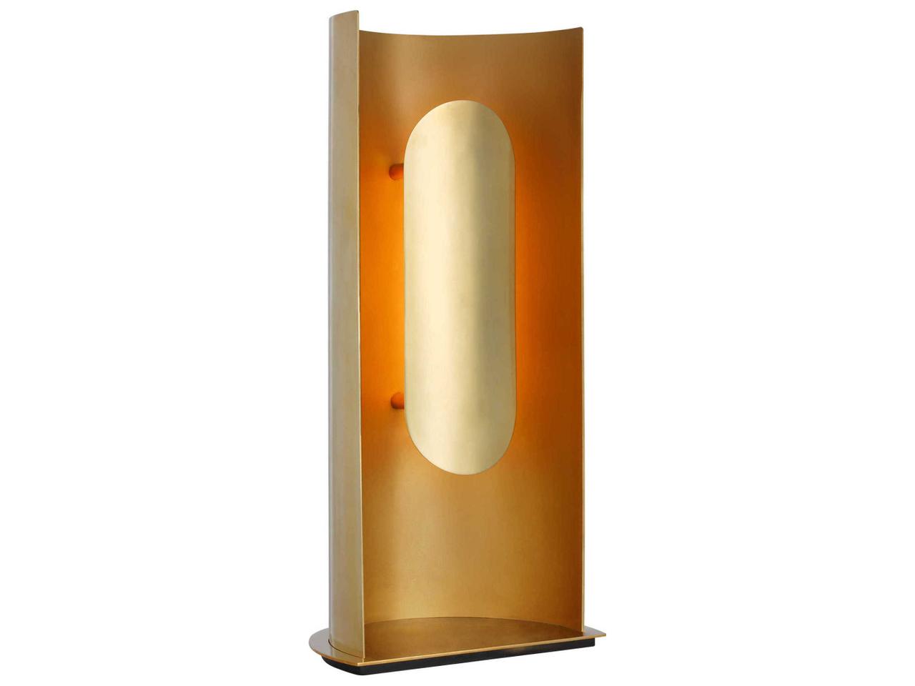 Shielded Led Visual Comfort Modern Shielded LED Table Lamp — Hand Rubbed Antique ...