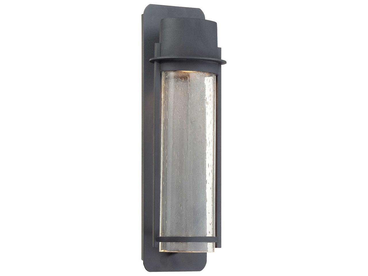 Minka Lavery Artisan Lane 1-Light Outdoor Wall Sconce — Black Finish ...
