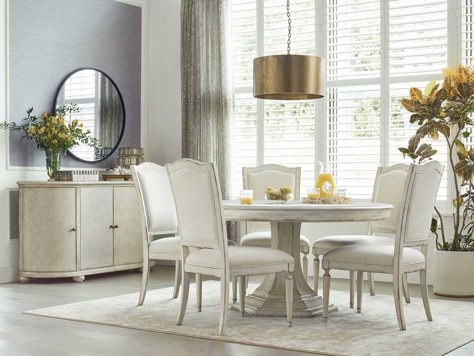 American Drew Cambric Oak Wood Dining Room Set