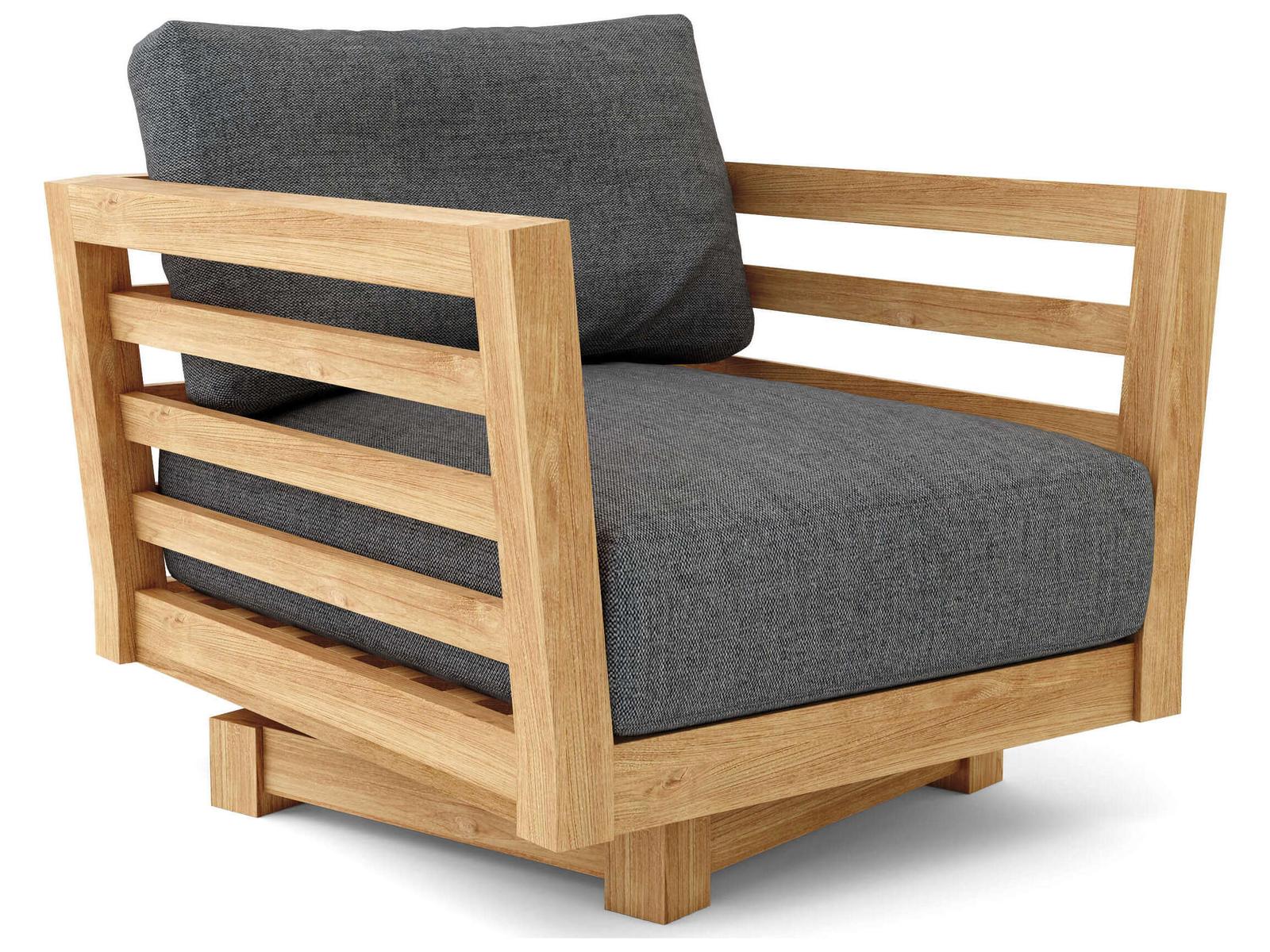 Anderson Teak Cordoba Deep Seating Swivel Outdoor Lounge Chair