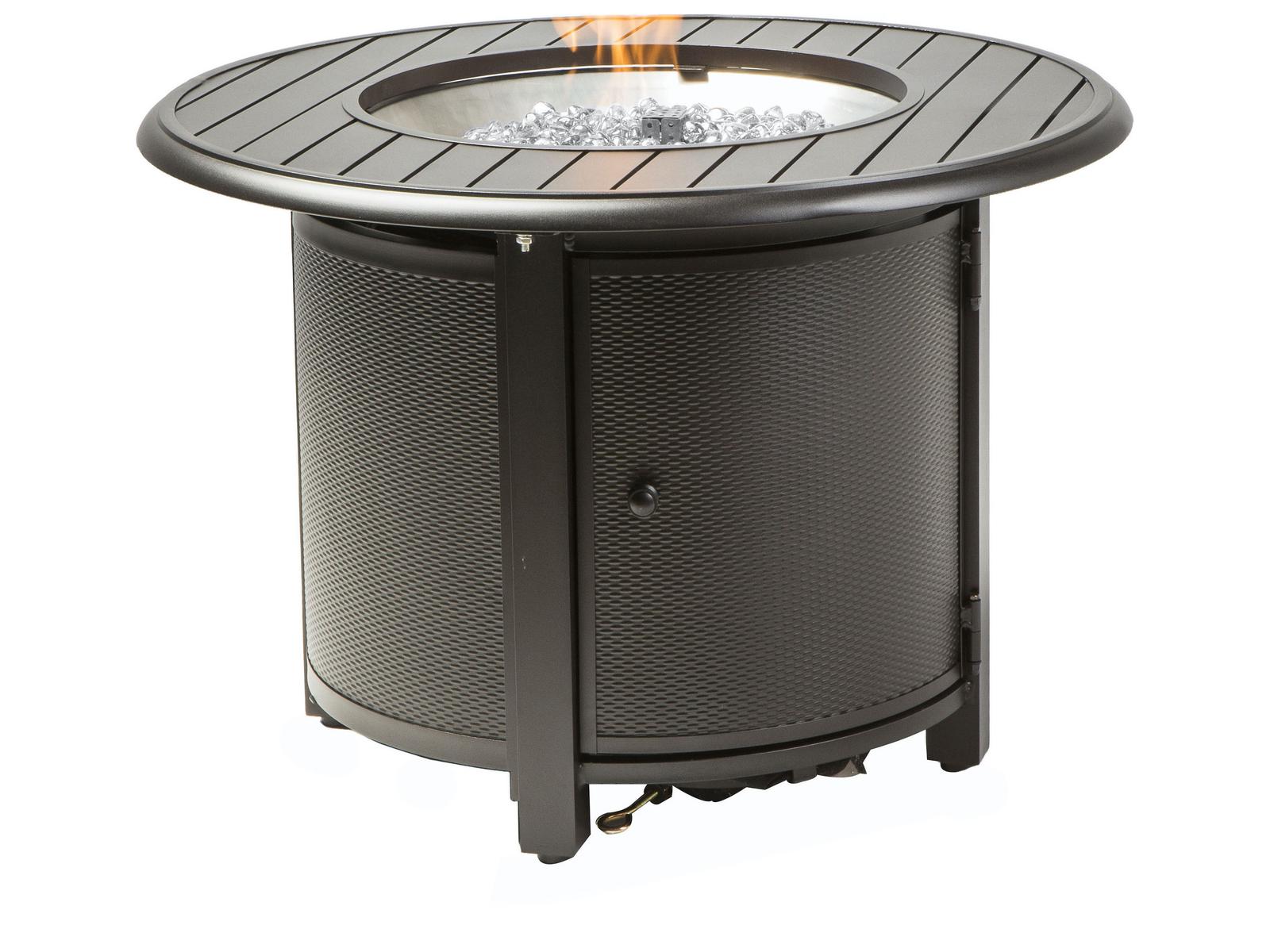Alfresco Home Bay Ridge Blacksmith Round Patio Fire Pit Table