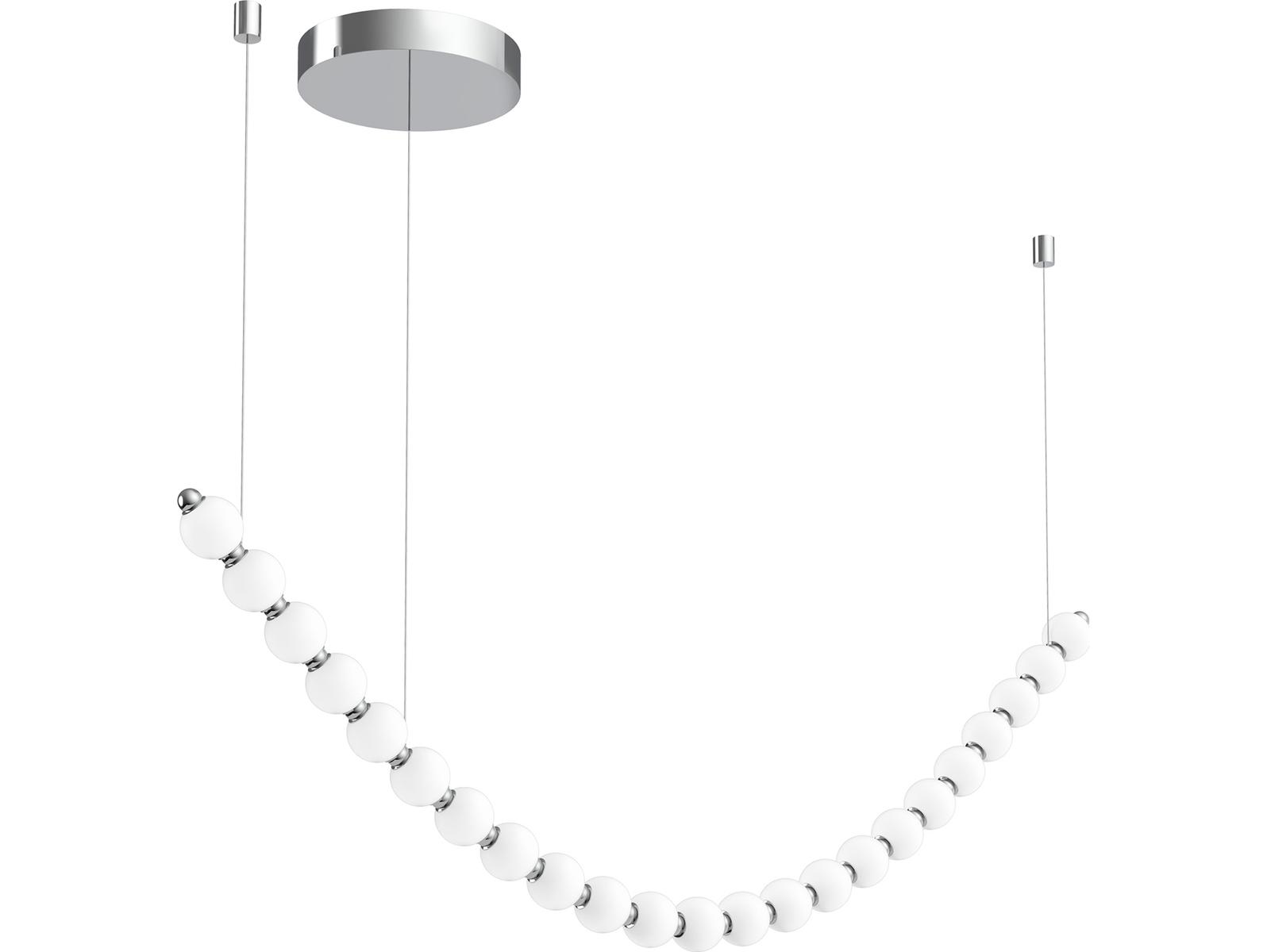 Alora Lighting Akoya Chrome Linear Chandelier