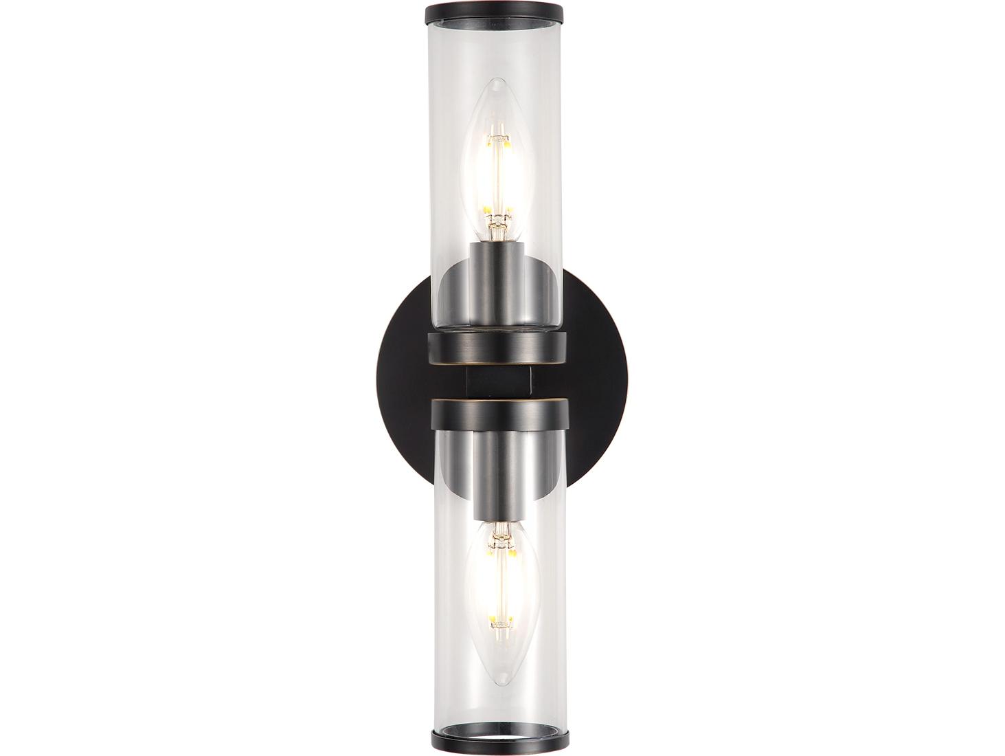 Alora Lighting Revolve 2-Light Urban Bronze Wall Sconce