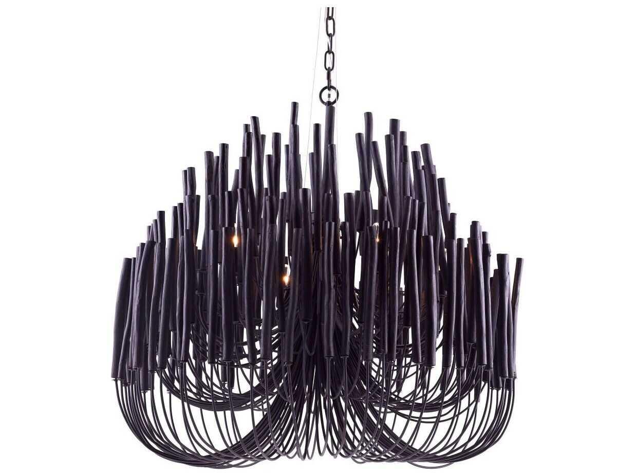Arteriors Home Tilda 6-Light Black Chandelier