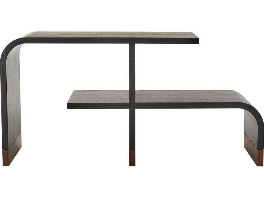 Arteriors Home Ebony Antique Brass Etagere