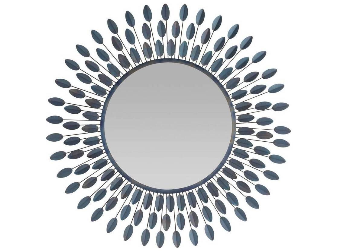 Arteriors Home Burnt Iron Plain Wall Mirror Sunburst