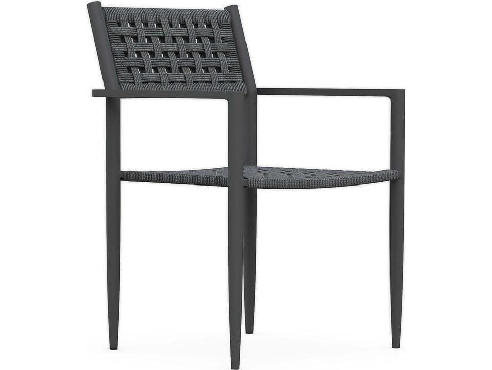 Azzurro Living Naples Aluminum Rope Dining Chair Set of 2