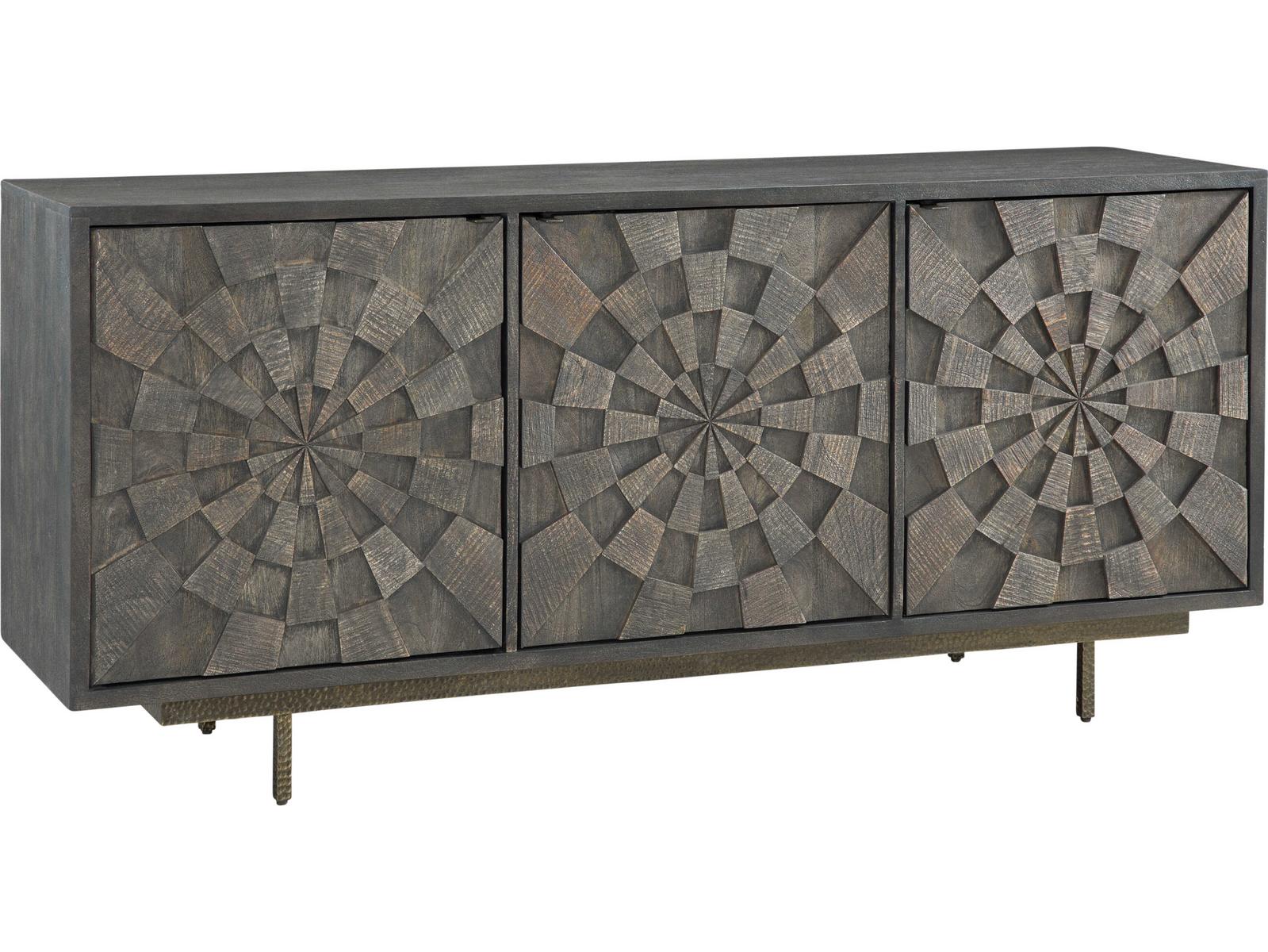 Bassett Mirror Adrienne 69" Mango Wood Brown Sideboard