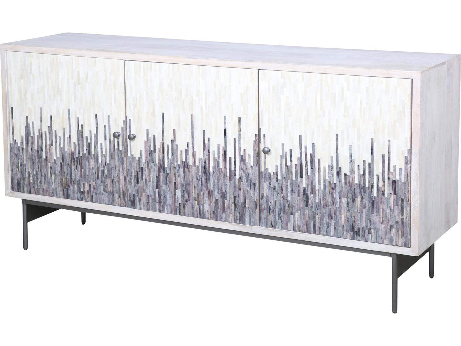 Bassett Mirror 66" White Sideboard