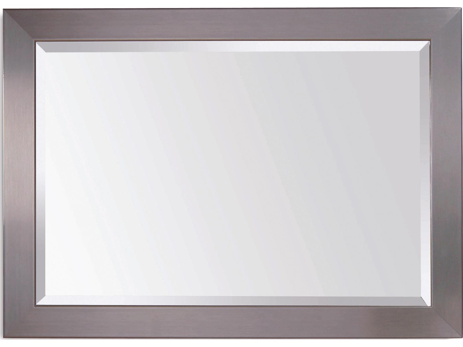 Bassett Mirror Thoroughly Modern Stainless Rectangular Wall Mirror