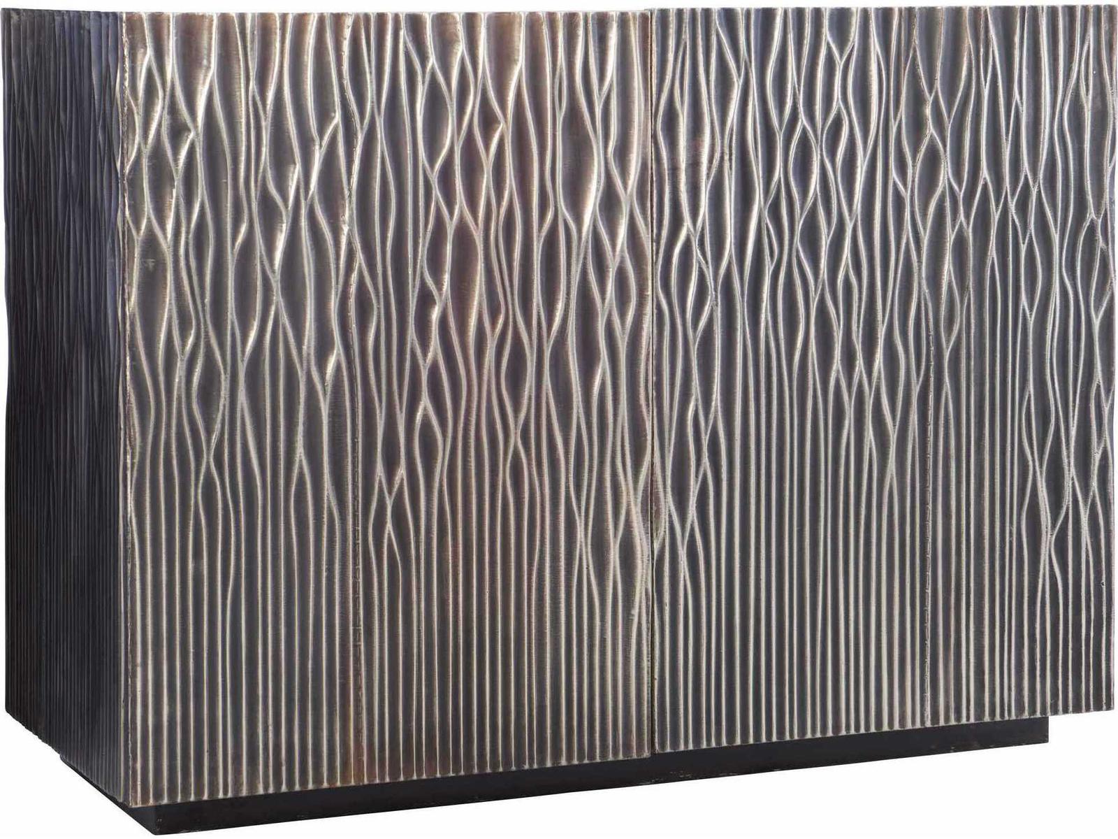 Bernhardt Interiors Antique Silver Mango Wood Accent Chest
