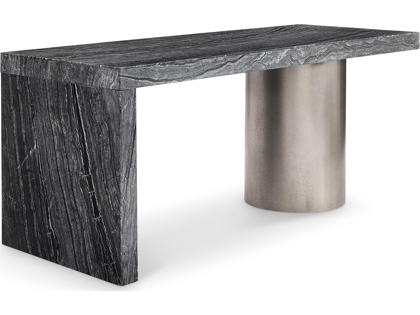 Bernhardt Linea Black Computer Desk