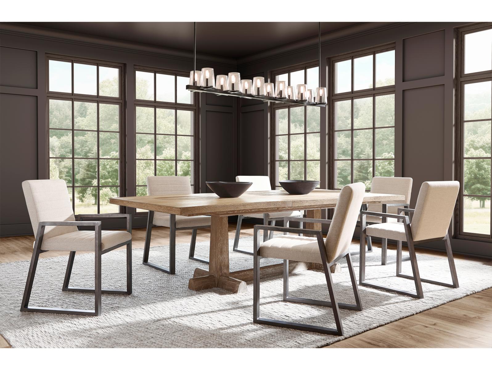 Bernhardt Tribeca Oak Wood Dining Room Set