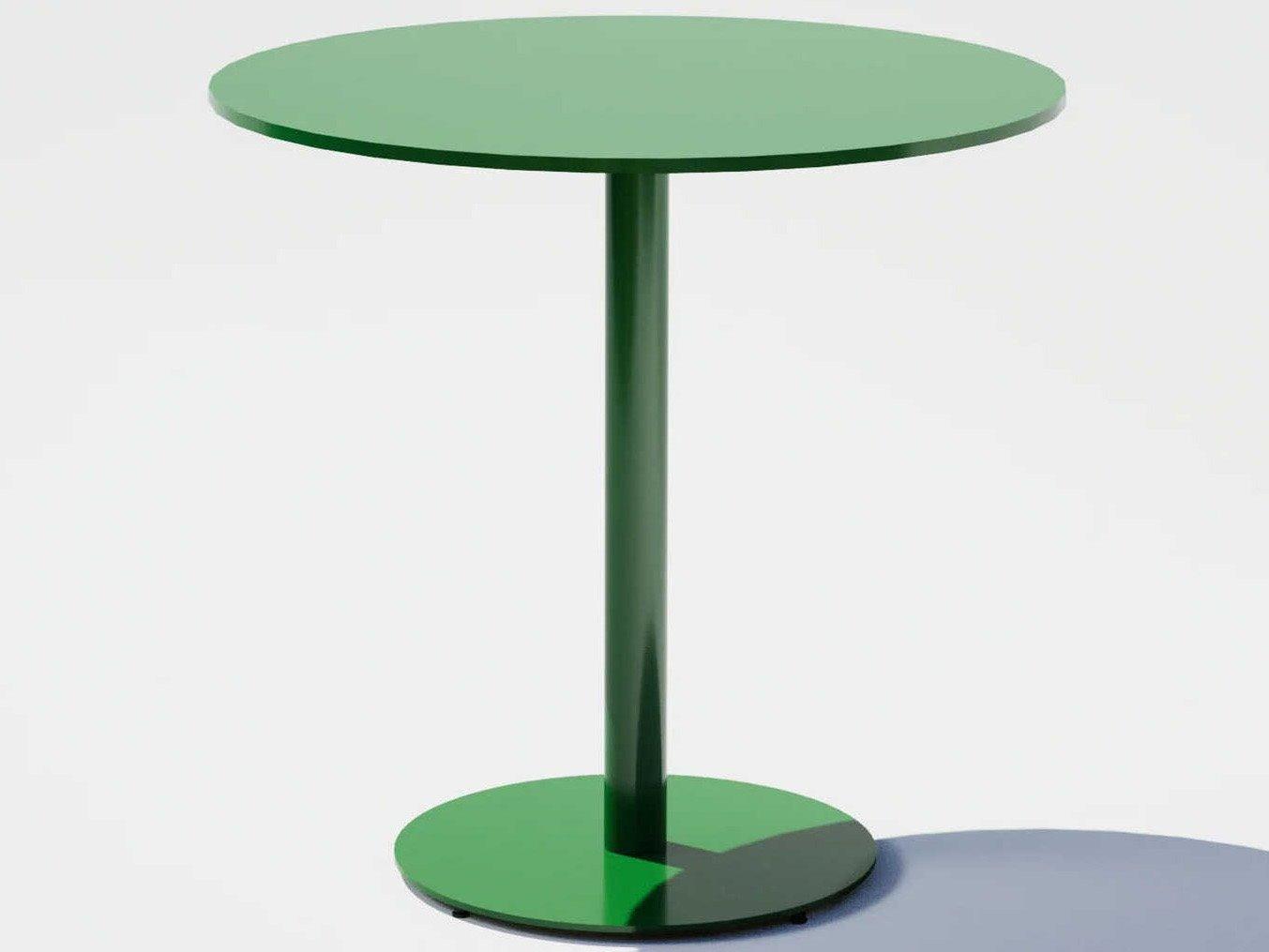Bend Goods Outdoor Pedestal Aluminum Round Dining Table