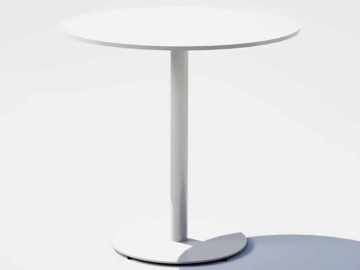Bend Goods Outdoor Pedestal Aluminum Square Dining Table