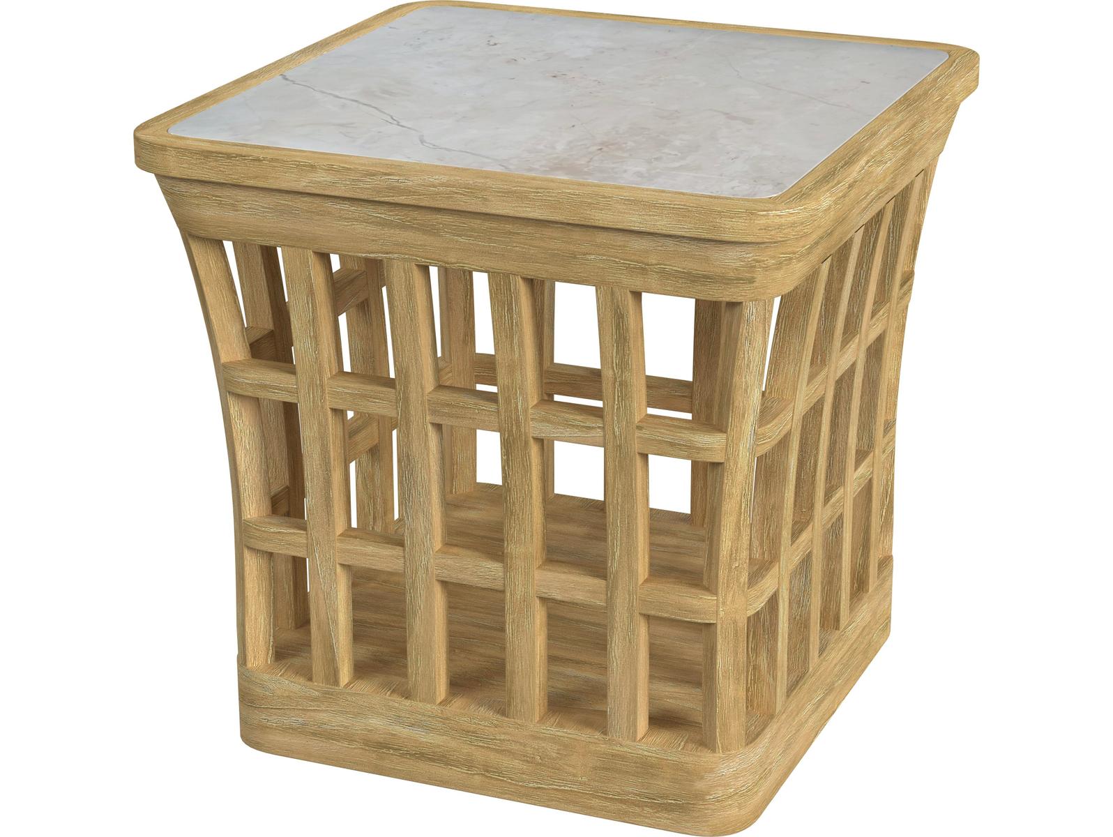 Butler Outdoor Monhegan Teak Square End Table