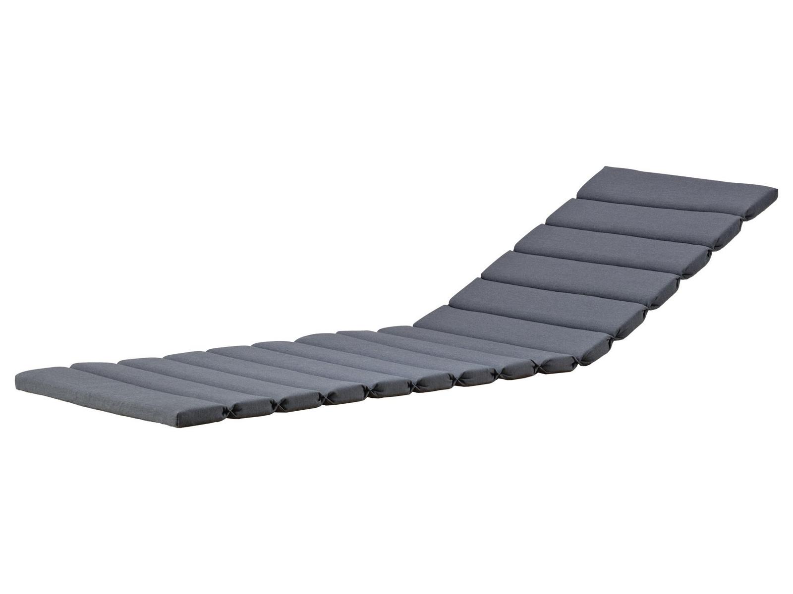 Cane Line Outdoor Amaze Sunbed Chaise Lounge Replacement Cushion in Natte Grey