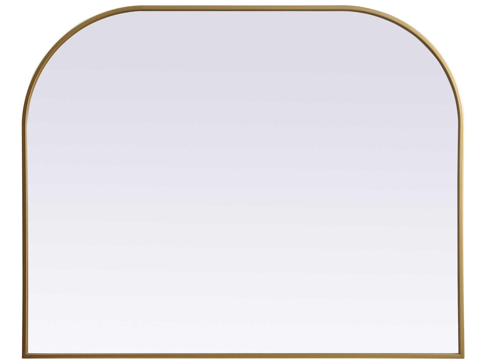 Elegant Lighting Blaire Brass Arch Wall Mirror