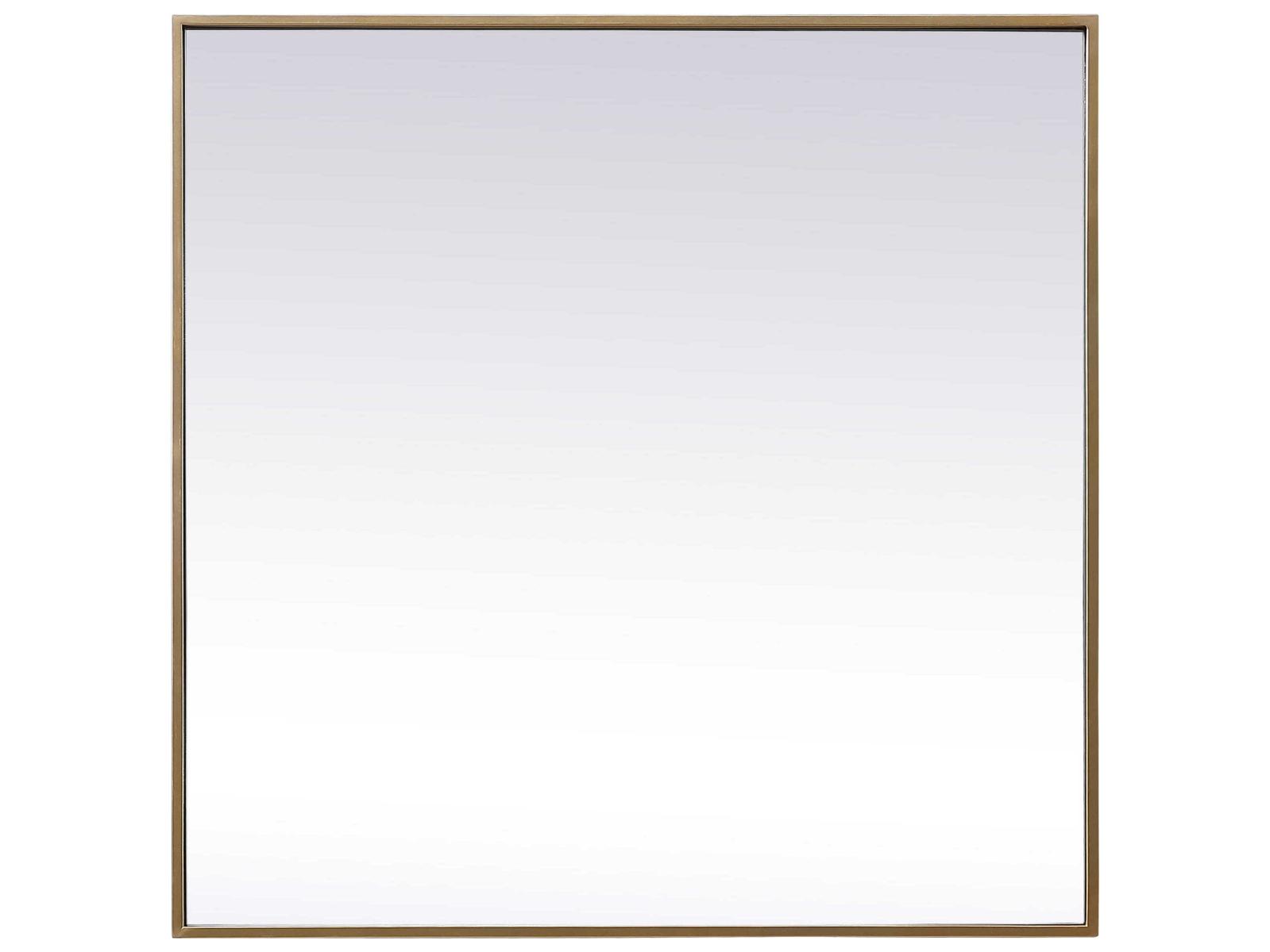 Elegant Lighting Eternity Square Wall Mirror