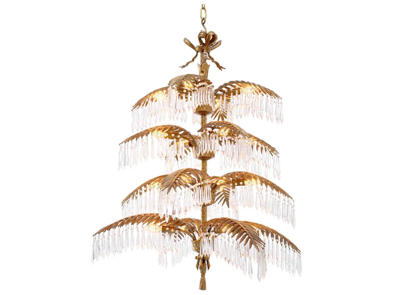 Eichholtz Hildebrandt Xl Ul Vintage Brass Chandelier