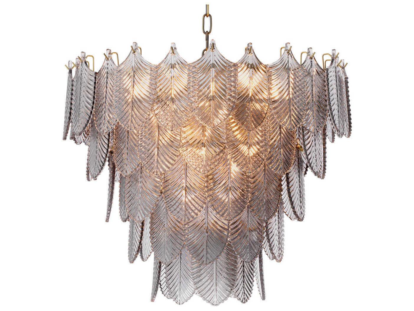 Eichholtz Verbier S Light Brushed Brass Chandelier