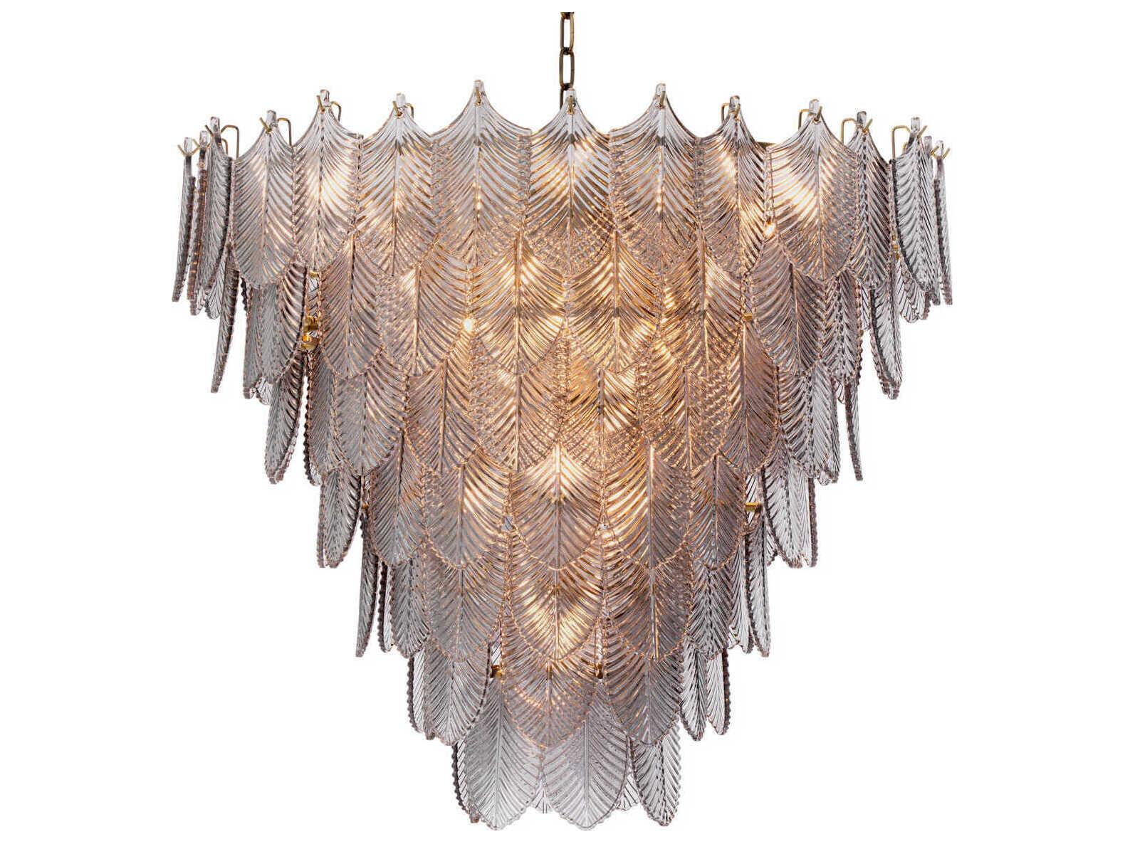 Eichholtz Verbier L Light Brushed Brass Chandelier