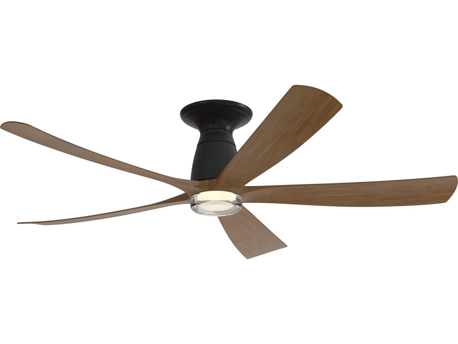 Fanimation Kute5 52 Outdoor Ceiling Fans | FPD5534BLK-DWLK-F | TopModern