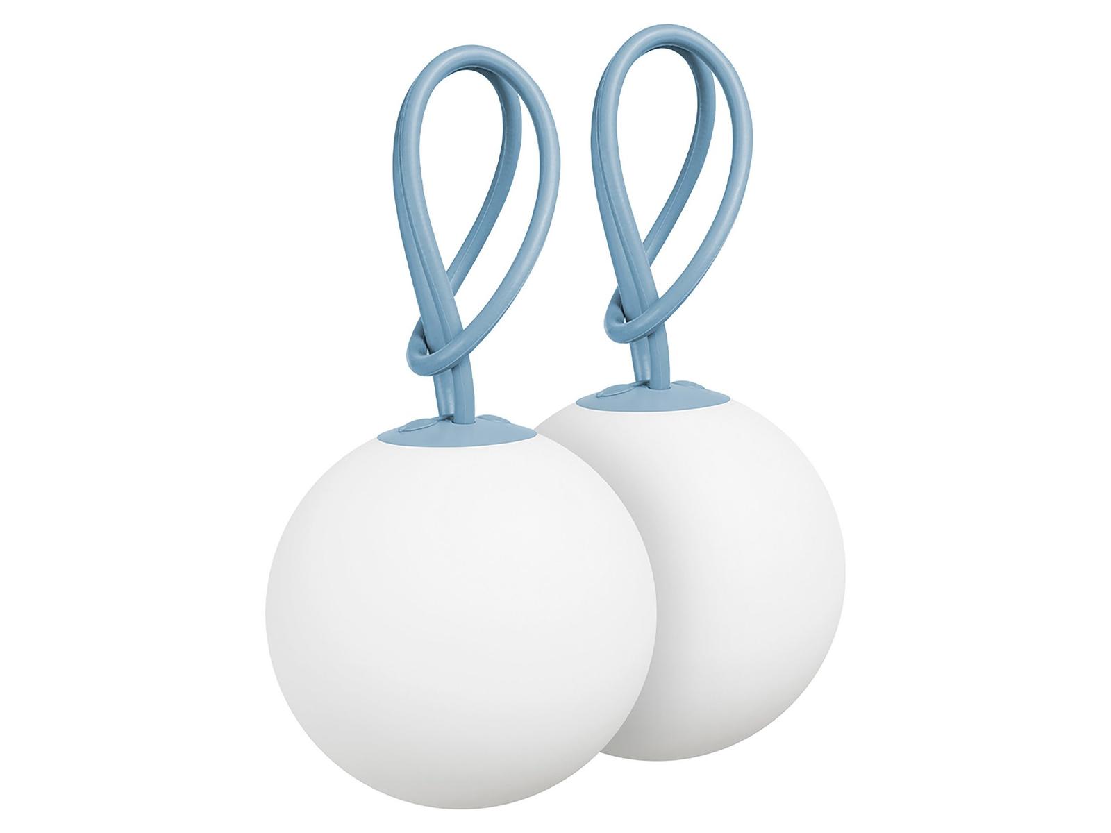 Fatboy Outdoor Bolleke Hanging Lamp Duo Pack in Wave Blue