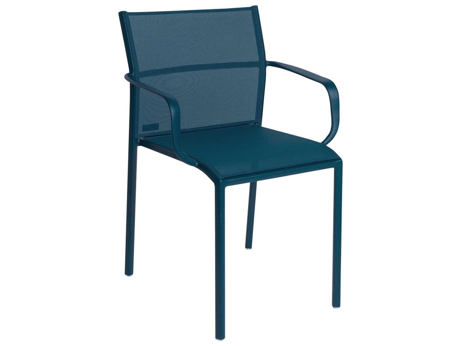 Fermob Cadiz Aluminum Sling Dining Chair Set of 4