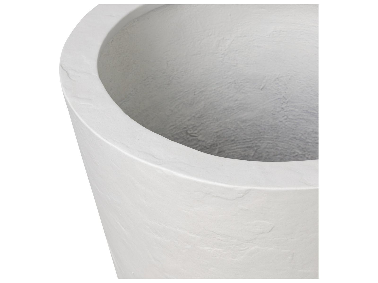 Luxecor Globetrotter Outdoor Suvi Planter - Textured White Concrete